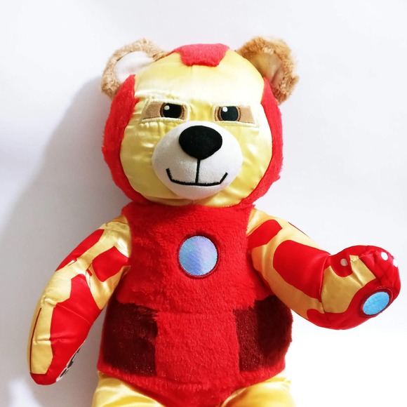 Build a Bear Iron Man Plush Marvel Character Stuffed Animal (su1) - Picture 2 of 8